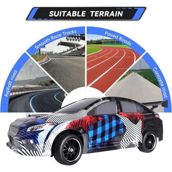 PreGlued Aluminum 12mm Hex RC Wheels and Tires OD 2.56 for 1/10 Drift Car - Picture 9 of 10